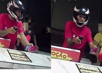 O homem estava armado