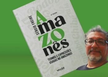 Sérgio Freire lança nova versão do livro "Amazonês", em Manaus (Arte/Divulgação)