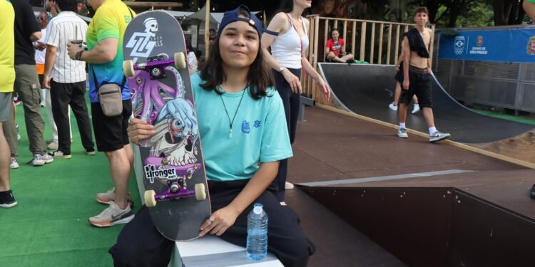 Skatista amazonense é convidada para imersão nas Olimpíadas de Paris, visando Los Angeles 2028