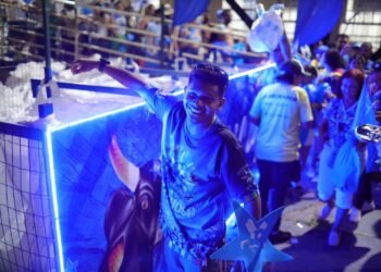 Torcedor azulado - (Foto: Diego Peres/Secom e Tiago Corrêa/UGPE