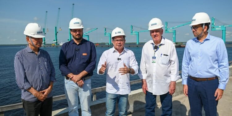 O vice-governador Tadeu de Souza se reuniu com dirigentes do Super Terminais - (Foto: Divulgação)