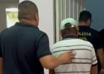 Homem preso por violência doméstica - (Foto: Divulgação/PC-AM)