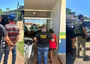 Três membros de uma família presos - (Foto: Divulgação/PC-AM)