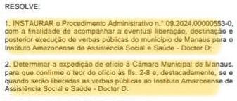 Espelho do Diário Oficial do MPAM do dia 23/7