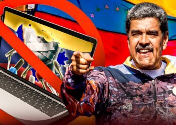 Na Venezuela, o bloqueio de sites críticos como Tal Cual, El Estímulo e outros não é um caso isolado em repúblicas - (Arte: Abraão Torres/ Rios de Notícias)