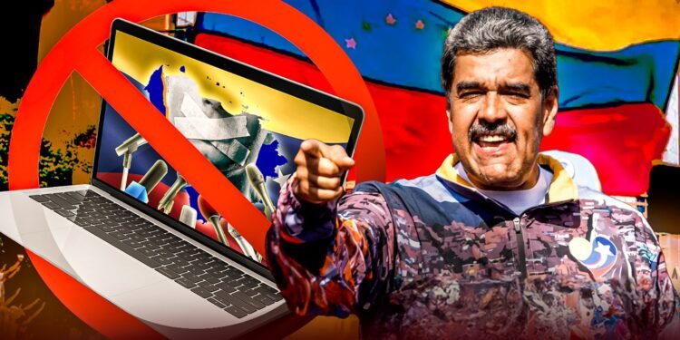 Na Venezuela, o bloqueio de sites críticos como Tal Cual, El Estímulo e outros não é um caso isolado em repúblicas - (Arte: Abraão Torres/ Rios de Notícias)