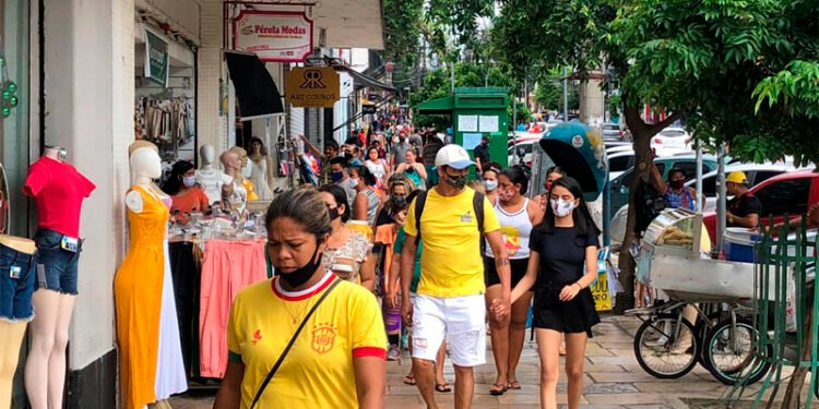 Comércio no Centro de Manaus - (Foto: Murilo Rodrigues)