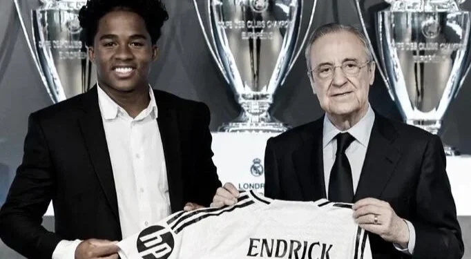 O novo camisa 16 do clube espanhol não conseguiu conter a emoção na cerimônia realizada no Santiago Bernabéu