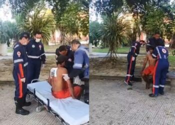 Homem é esfaqueado na Praça da Polícia