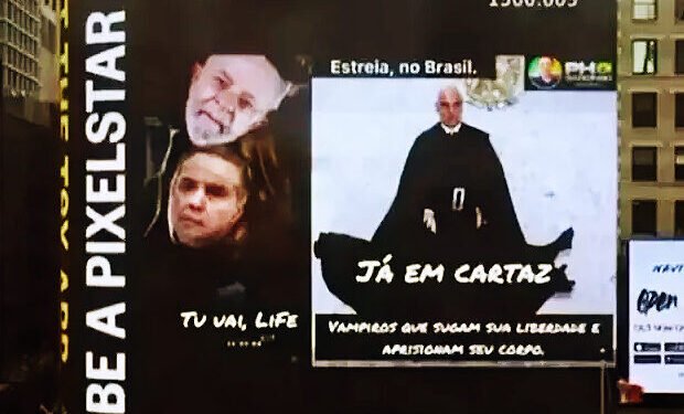 Os anúncios no local podem ser feitos por qualquer pessoa