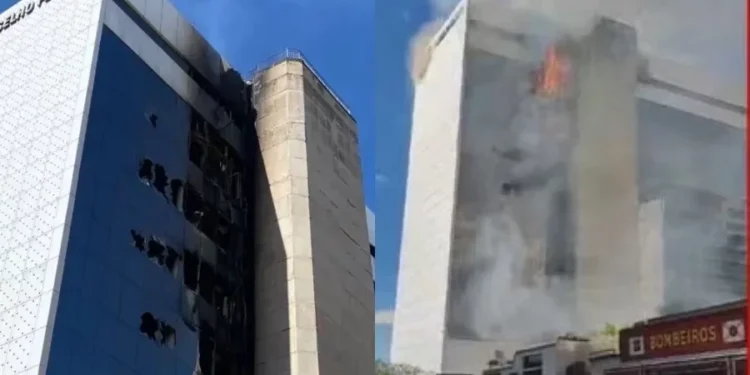 Incêndio atinge prédio da OAB em Brasília e deixa rastro de destruição