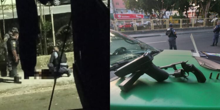 Ação policial no bairro Coroado