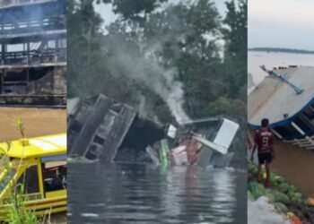 Recentes acidentes fluviais no AM (Foto: Reprodução/ Internet)