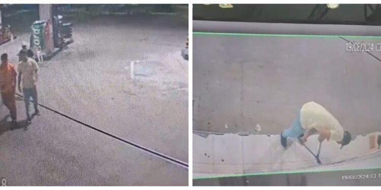 Frentista é rendido por quadrilha (Foto: Reprodução)