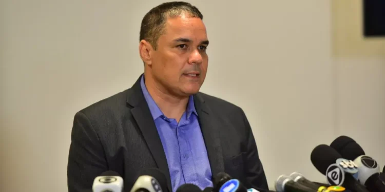 Secretário de Segurança do Amazonas, Coronel Vinícius Almeida (Bruno Zanardo/Secom)