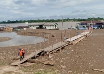 Solimões atinge média histórica em meio seca deste ano (Reprodução/Internet)