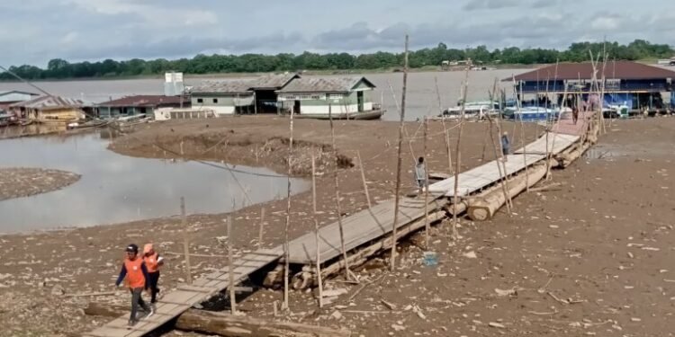 Solimões atinge média histórica em meio seca deste ano (Reprodução/Internet)