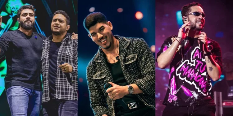 Henrique e Juliano, Zé Vaqueiro e Henry Freitas (Reprodução/Instagram)