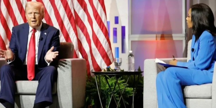 Trump questiona raça de Kamala