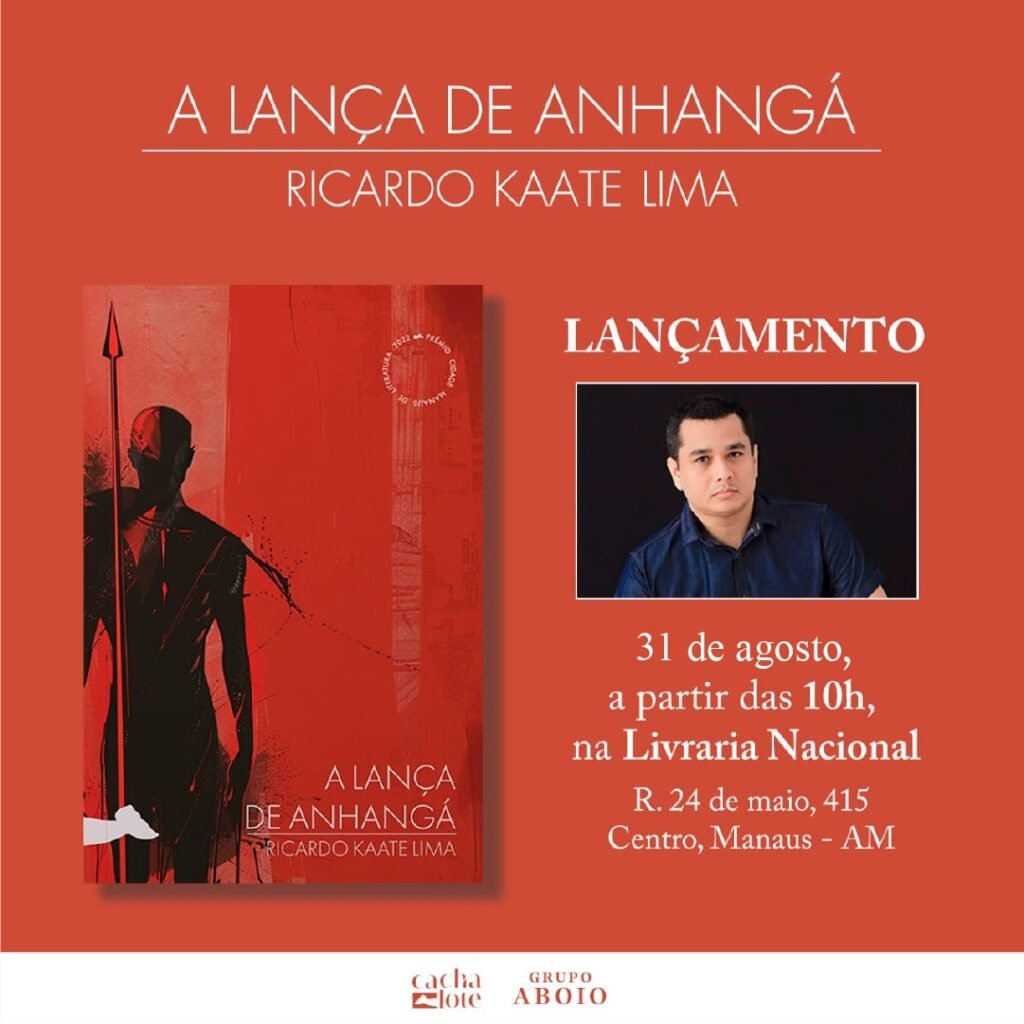 ‘A Lança de Anhangá': Ricardo Kaate Lima lança novo livro de horror e fantasia na Amazônia