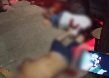 Homens atingidos por disparos no Tarumã (Fot: Reprodução)