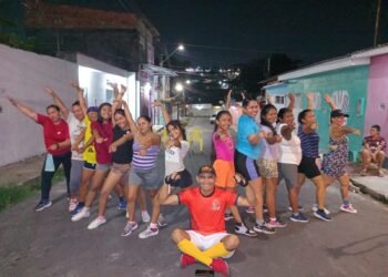 Projeto de zumba é referência em atividades físicas gratuitas na zona Norte (Arquivo Pessoal)