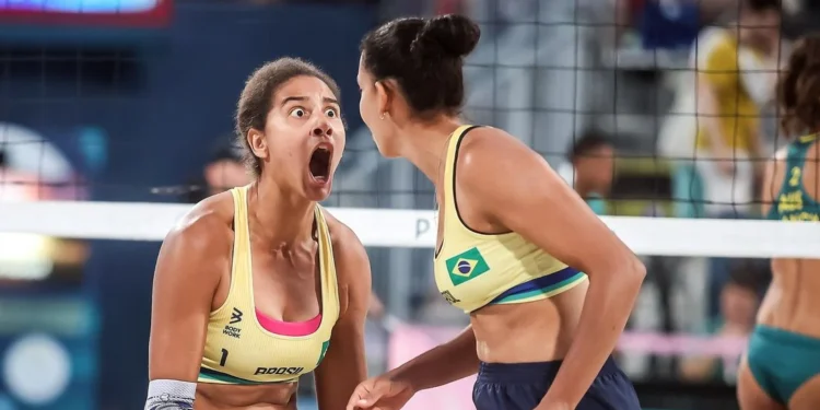 Ana Patrícia e Duda confirmaram o favoritismo e se classificaram para a decisão feminina do vôlei de praia nos Jogos Olímpicos de Paris-2024