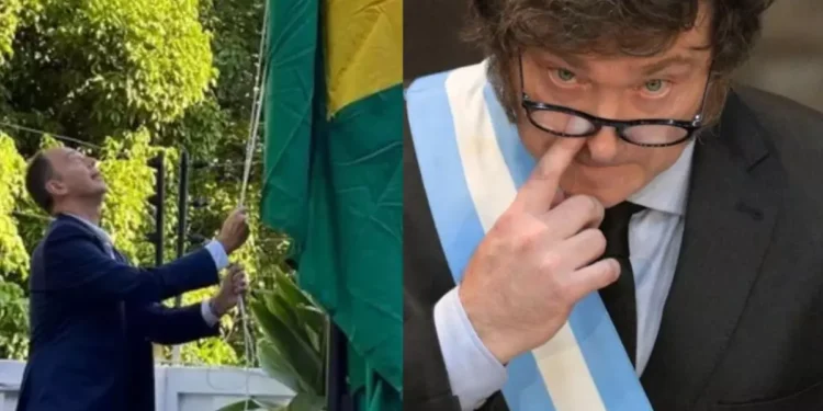 Brasil assume embaixada argentina, Milei agradece e surpreende: 'laços históricos'