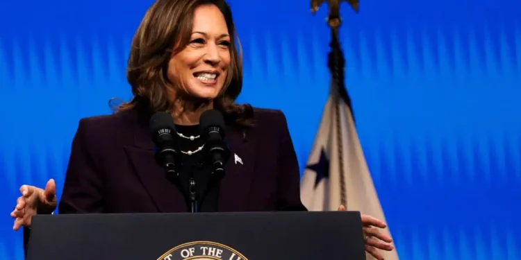 Vice-presidente dos EUA e candidata democrata à Presidência, Kamala Harris 25/07/2024REUTERS/Kaylee Greenlee Beal