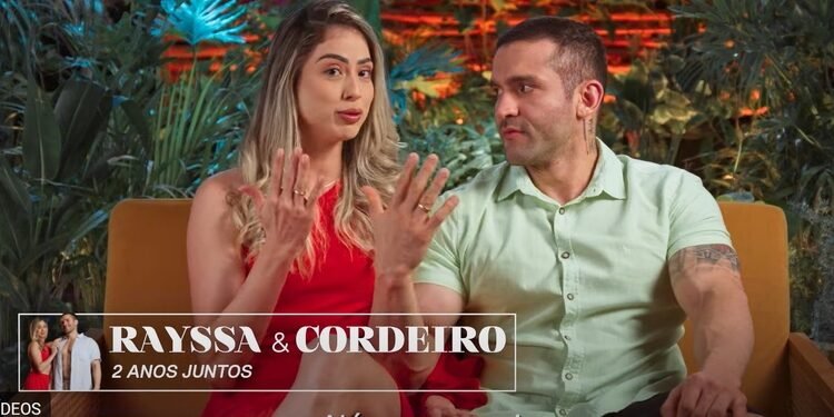 Cordeiro e Rayssa participam de reality em streaming (Reprodução/Prime Video)