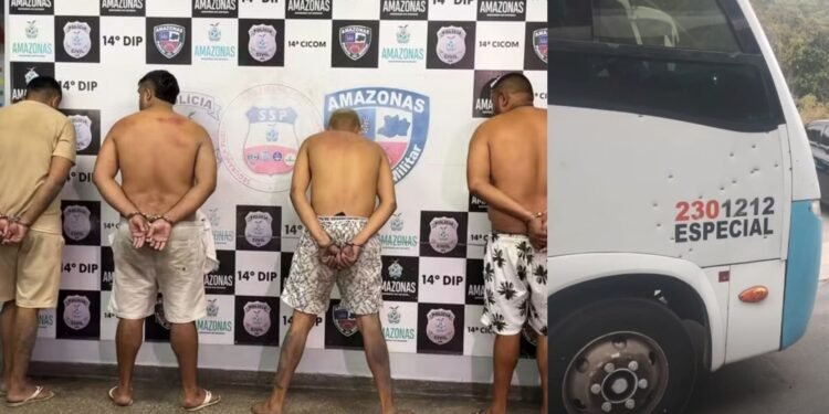 Os criminosos metralharam a rota do Distrito industrial