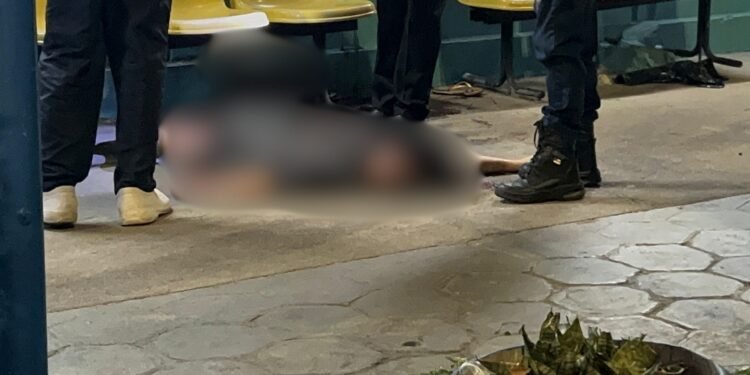 Grávida morta a tiros