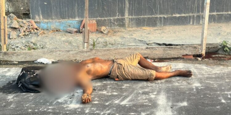 Morador de rua morto em Manaus