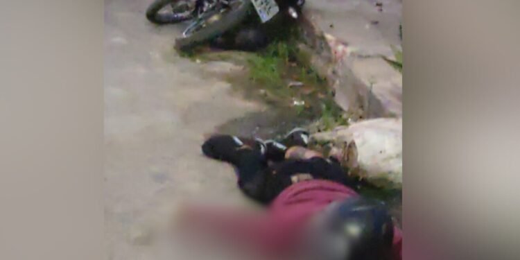 Motociclista morto na zona Norte