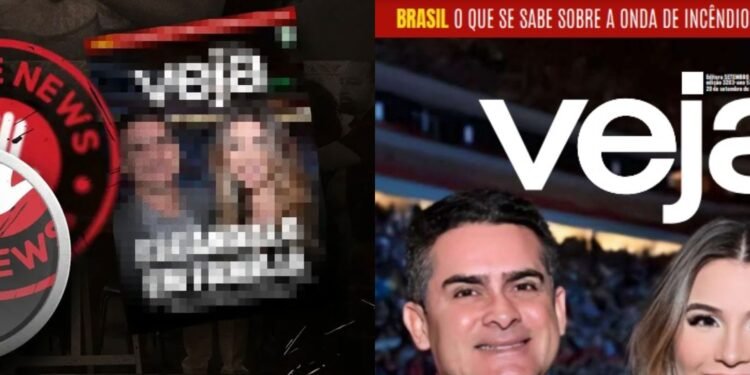 É falsa a capa da revista veja que mostra polêmicas envolvendo o prefeito e familiares (Foto: Reprodução)