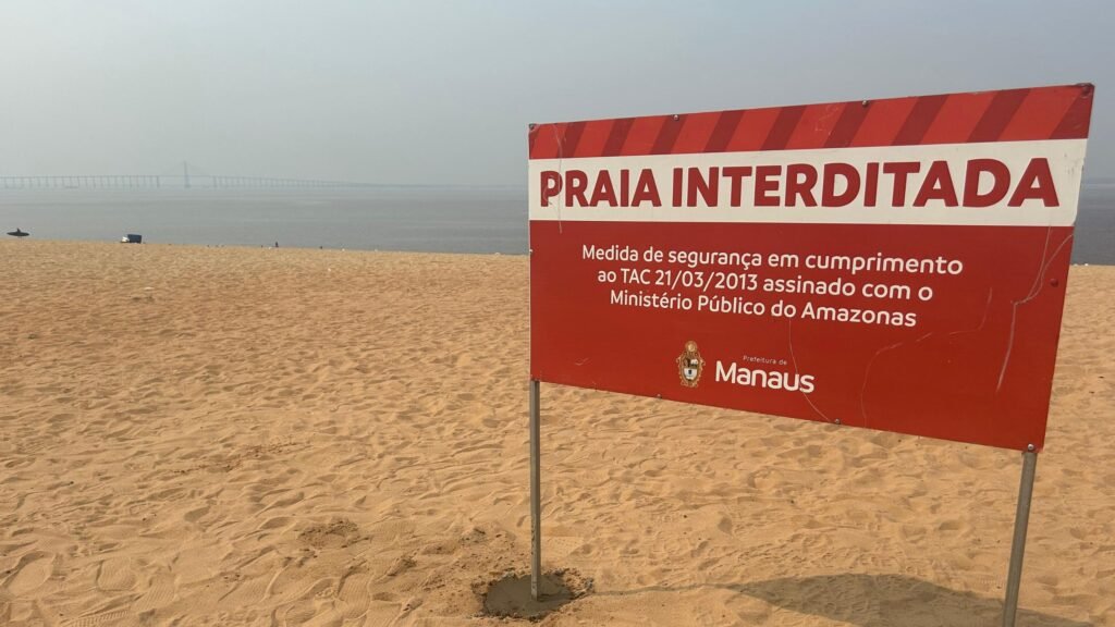 Praia interditada