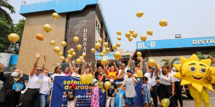 Foi realizada uma blitz educativa para chamar atenção sobre o Setembro Dourado - (Foto: Antônio Lima/Secom)