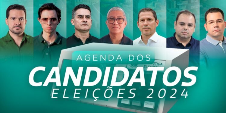 agenda dos candidatos a prefeito de Manaus