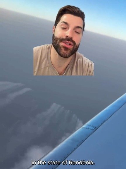 Alok mostra imagens de fumaças na região Amazônica (Foto: Reprodução)