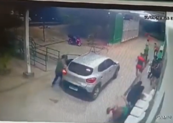 Atentado na frente da Upa