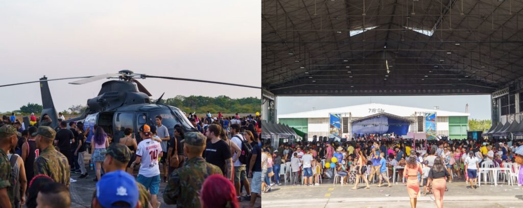 Última edição do domingo aéreo atraiu diversos espectadores em Manaus (Fotos: Divulgação/Força Aérea de Manaus)