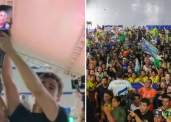 Bolsonaro reforça visita a Manaus em setembro durante comício em apoio a Alberto Neto