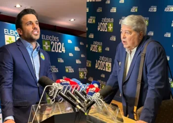 Marçal e Datena durante entrevista pré-debate (Reprodução/TV Cultura)