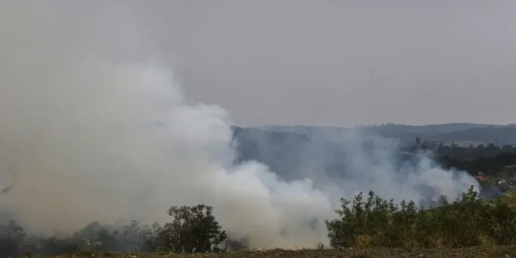 Queimadas e seca: Saúde anuncia tendas para hidratação e nebulização