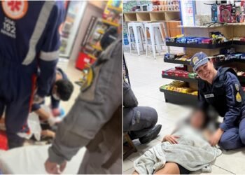 Policial militar faz parto de mulher em loja de conveniência