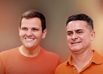 Renato Jr., à direita e David Almeida, à esquerda (Arte: Abraão Torres/Rios de Notícias)