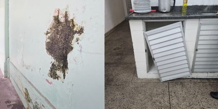 Alunos reclamam da estrutura da universidade