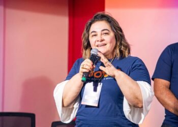 Professora Maria do Carmo, candidata a vice-prefeita de Manaus (João Dejacy/Rios de Notícias)