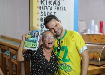Capitão Alberto Neto faz campanha na Cidade Nova e atrai a confiança da população