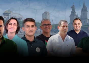 Confira o local de votação dos candidatos à prefeitura de Manaus neste domingo - (Arte: Everson Santiago/ Rios de Notícias)